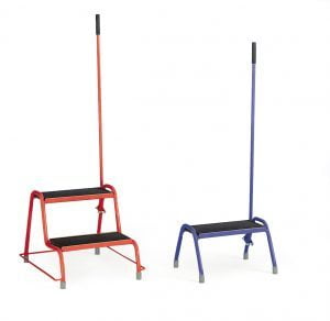 Steps with handles
