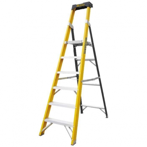 Climb-It Glass Fibre Platform Stepladders - Image 3