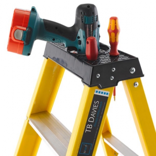 Heavy Duty Fibreglass Swingback Stepladder - Image 2