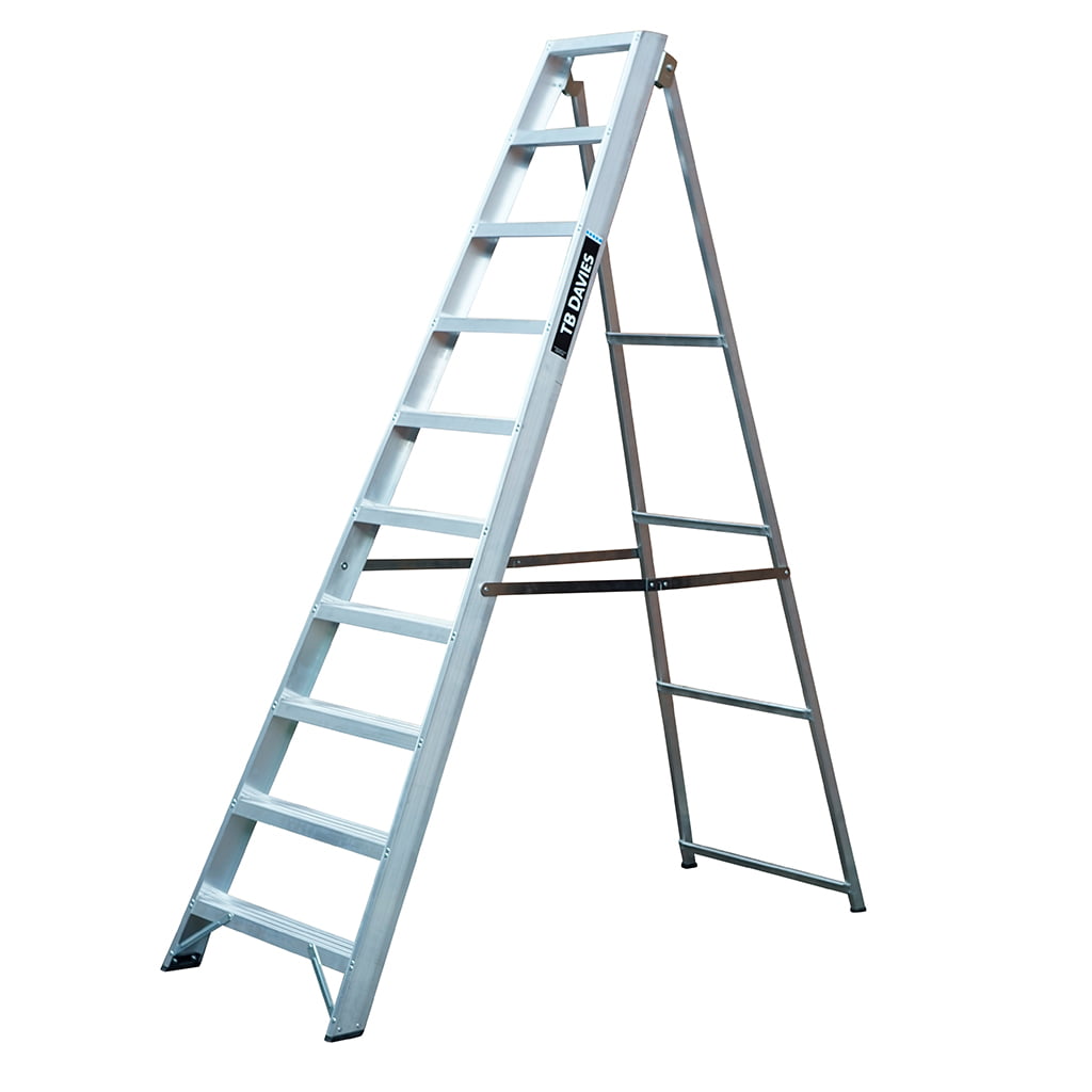 heavy duty swingback stepladder