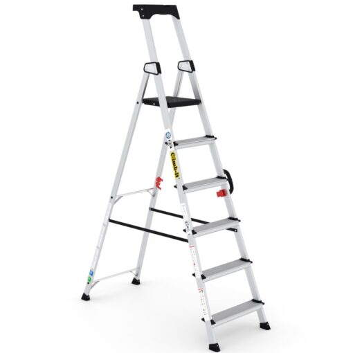 Climb-It Professional Stepladder with Carry Handle